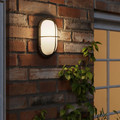 GoodHome Outdoor Wall Lamp Vallen E27 IP44, black