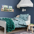 BARNDRÖM Duvet cover and pillowcase, car pattern, blue, 150x200/50x60 cm