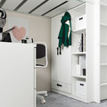 SMÅSTAD Loft bed, white with frame/with desk with 3 drawers, 90x200 cm