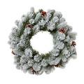 Christmas Wreath 50cm, frosted