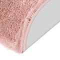 GoodHome Bath Mat Sedna Round 70 cm, powder pink