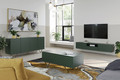 TV Cabinet Scalia, matt labrador/gold legs