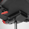 UTESPELARE / MATCHSPEL Gaming desk and chair, black