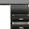 Desk with Drawers Thon, black
