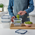 IKEA 365+ Food container with lid, set of 4, plastic