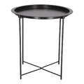 Metal Side Table Isa, black