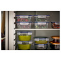 IKEA 365+ Food container, square, plastic, 750 ml, 3 pack