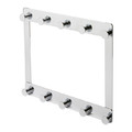 GoodHome 2-Level Bathroom Hanger Koros, chrome