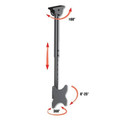 Adjustable TV Ceiling Mount 23-42" Max 50kg 