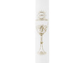 Candle Holy Communion 29cm 4pcs, white