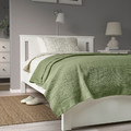 INDIRA Bedspread, grey-green, 230x250 cm