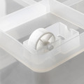 SAMLA Box with lid, transparent, 79x57x43 cm/130 l