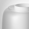 SYMFONISK Shade for speaker lamp base, glass/white