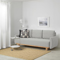 GRUNNARP 3-seat sofa-bed, light grey