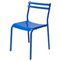 GENESÖN Chair, metal/blue