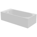 GoodHome Acrylic Bathtub Cavally 150x70 cm, white