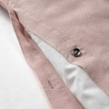 DYTÅG Duvet cover and pillowcase, light pink, 150x200/50x60 cm