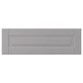 BODBYN Drawer front, grey, 60x20 cm