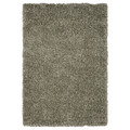 VOLLERSLEV Rug, high pile, grey-green, 160x230 cm