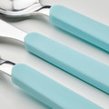 UPPHÖJD 16-piece cutlery set, turquoise