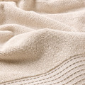VINARN Bath sheet, light grey/beige, 100x150 cm