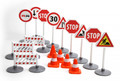 Road Signs 16cm 17pcs 2+