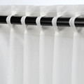 HILJA Curtains, 1 pair, white, 145x300 cm