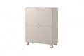 Sideboard Cabinet Sonatia II 120 cm, with 2 internal drawers, cashmere