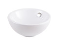 Ceramic Countertop Basin GoodHome Blanca 31cm, white