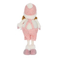 Decorative Figure Boy Christmas 38cm, pink