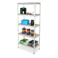 Steel Shelving Unit Flint 210x91x46cm 5 Shelves 300kg, galvanised