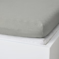 VÅRVIAL Fitted sheet for day-bed, light grey, 80x200 cm