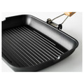 GRILLA Grill pan, black, 36x26 cm