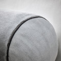 BLÅSKATA Cushion, cylinder shaped/light grey, 80 cm