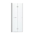 GoodHome Folding Shower Door Beloya 80 cm, chrome/transparent