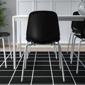 LIDÅS Chair, black/Sefast white