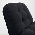 DYVLINGE Swivel armchair, Kelinge black