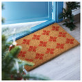 VINTERFINT Door mat, red, 40x60 cm