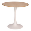 Table Simplet Skinny 80 cm, oak/white