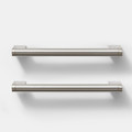 GoodHome Cabinet Bar Handle Khara 188 mm, silver, 2 pack