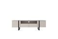 TV Cabinet Verica 200 cm, cashmere/black legs