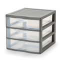 3 Drawer Stackable Unit Form Kontor 17cm