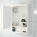 HEMNES Mirror cabinet with 1 door, white, 63x16x98 cm