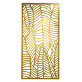 Metal Wall Decoration Rawdat 90x45cm, gold