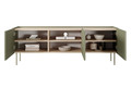 Three-Door TV Cabinet Desin 170, olive/nagano oak