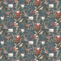 GoodHome Vinyl Wallpaper on Fleece Druzy, blue