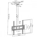 MacLean TV Bracket Celling Mount 32-50" MC-943