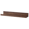 MOSSLANDA Picture ledge, walnut effect, 55 cm