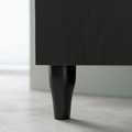 KABBARP Leg, black, 10 cm