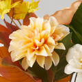 SMYCKA Artificial bouquet, in/outdoor orange/yellow, 41 cm